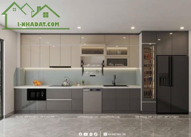 BÁN NHÀ Thạch Bàn 50m2, 7 tầng, 5m mặt tiền,lô góc,nở hậu,full nội thất, kdoanh giá 12.x - 3