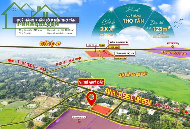🔴 QUỸ 09 NỀN THỌ TÂN, TRIỆU SƠN, THANH HOÁ!