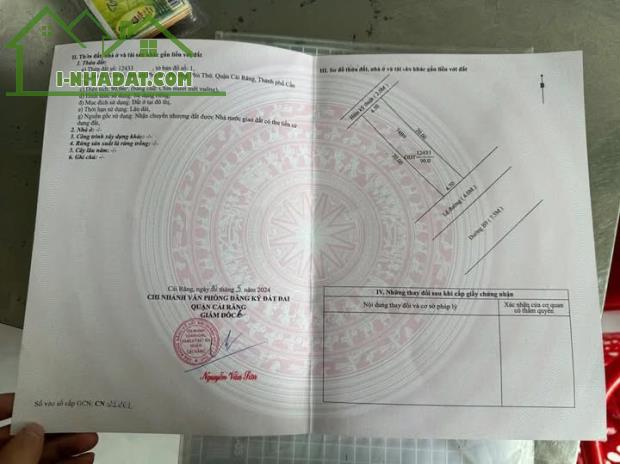 BÁN NỀN ĐẸP ĐƯỜNG B9 KDC PHÚ AN, PHÚ THỨ, CÁI RĂNG, CẦN THƠ