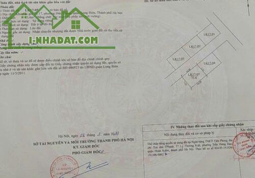 Chính chủ bán nhà LK05 tổ 17 phường Đức Giang, quận Long Biên, HN