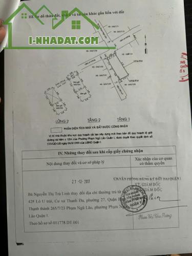 💥BÁN NHÀ KHU PHỐ BÙI VIỆN Q 1💥nhà 3 lầu sổ cn 25m hẻm đẹp giá 4,65 tỉ tl - 3