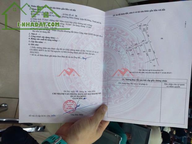CHÍNH CHỦ BÁN CĂN NHÀ 30M TẠI BIÊN GIANG-HÀ ĐÔNG-HÀ NỘI - 4
