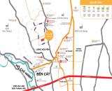 Dự án KDC SAIGON LAND 2, Long Nguyên, Bàu Bàng. DT: 100m2, Giá 450Tr. SHR.