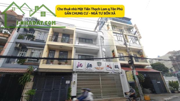 Cho thuê nhà mặt tiền Thạch Lam 144m², 2 Lầu - NGANG 8M - GẦN CHUNG CƯ