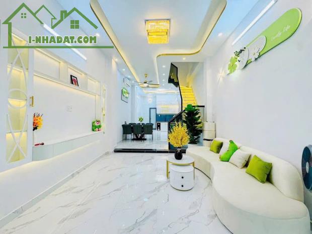 Bán gấp nhà mới 4 tầng hẻm 1979 Huỳnh Tấn Phát xe hơi chánh chỉ 6.x tỷ - 1