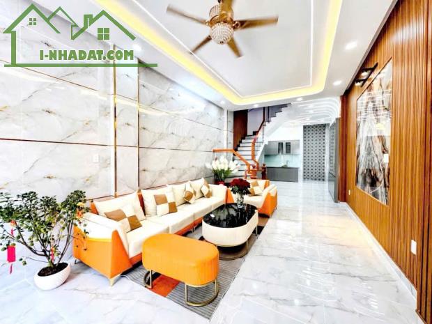 Bán Nhà Mặt Tiền,Ngay Ngã Tư Bốn xã,BHHA ( 4m x 16 m x 3 Tầng) 6,95 Tỷ TL - 1
