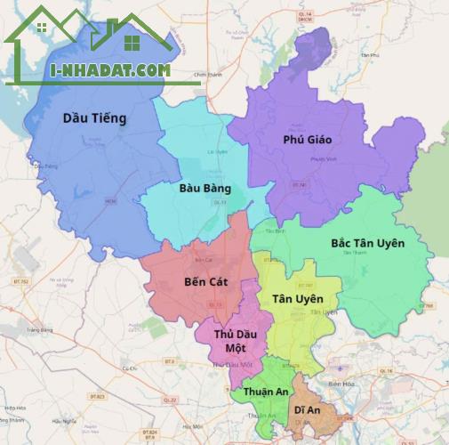 ĐẤT BÀU BÀNG - CHỈ 3triệu/m2 - GIÁ CHỈ 650triệu/300m2 - 100 thổ cư - 4