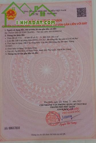 CƠ HỘI ĐẦU TƯ SINH LỜI CAO – ĐẤT MẶT TIỀN HẺM HÀM NINH, PHÚ QUỐC - 2