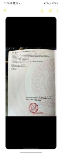 ĐẤT ĐẸP - MẶT TIỀN - Chính Chủ Cần Bán Lô Đất Đường Trần Xuân Soạn, P. Long Hương, TP Bà