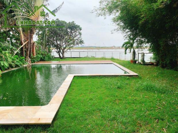 VILLA 5 sao view sông Vườn Lài APĐ ngang 12m 350m2 TẶNG hồ bơi chỉ 36 tỷ.