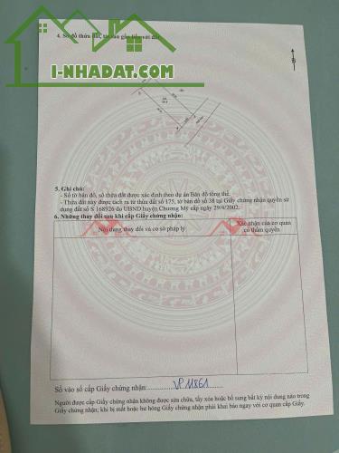 CHÍNH CHỦ BÁN LÔ ĐẤT 100,8M TAỊ TÂN TIẾN-CHƯƠNG MỸ-HÀ NỘI - 4