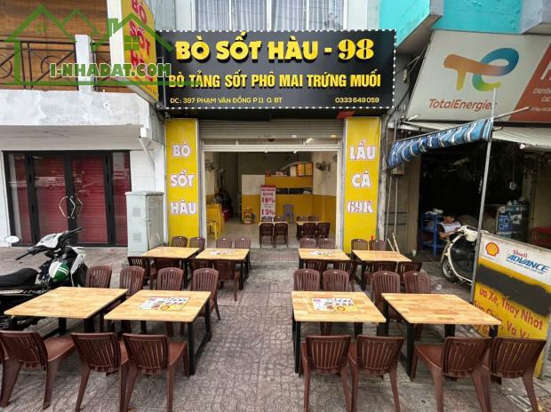 SANG NHƯỢNG QUÁN BÒ SỐT HÀU – MẶT BẰNG ĐẸP, KHU VỰC ĐẮC ĐỊA PHẠM VĂN ĐỒNG - 4