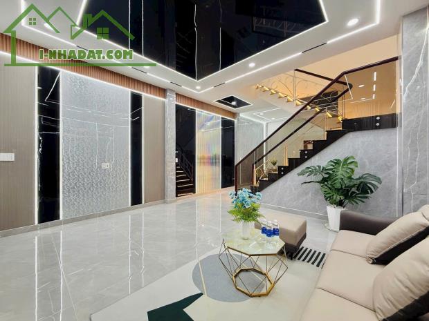 Bán nhà hẻm 5m 1 sẹc sát mặt tiền đường Phan Huy Ích, P.12, 5 x 11, 3 lầu giá 5.9 tỷ tl - 3
