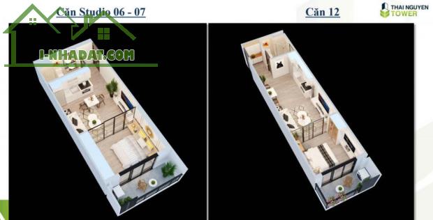 Chỉ 1370 triệu Quý khách đã được sở hữu căn hộ đáng sống nhất khu vực THÁI NGUYÊN TOWER, - 1