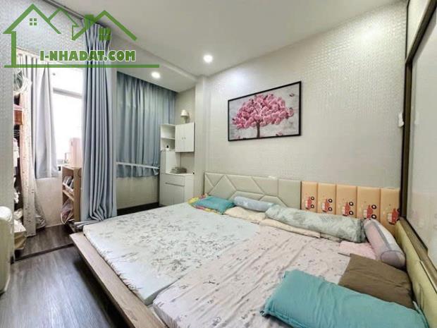 Nhà Mới 5Tầng Cách mặt Tiền 15M Hẻm Thẳng Xe Hơi Sổ Vuông 30m2 Gía 7,5 Tỷ Thương Lượng - 1