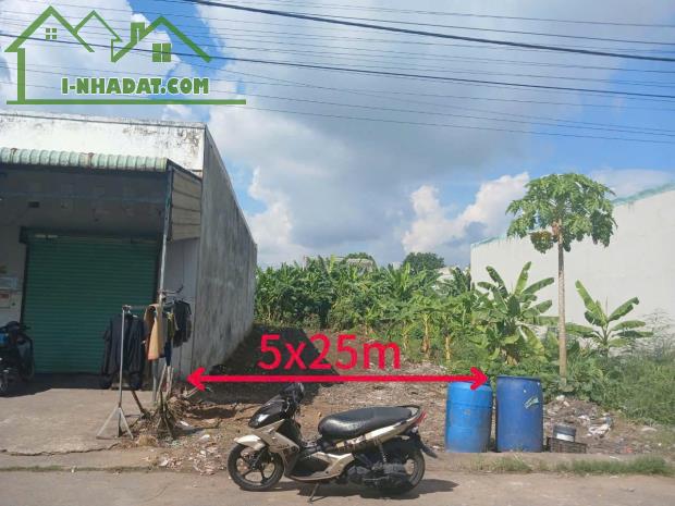 BÁN NỀN ĐẤT MẶT TIỀN THỔ CƯ 125M2 GIÁ RẺ, TRONG KHU DÂN CƯ TÂN ĐỨC ,ĐƯỜNG NHỰA 6M