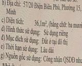 Nhà 5 tầng 3.8x11m 57/20 Điện Biên Phủ 5.95 tỷ