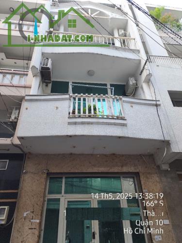 BÁN NHÀ HXH SƯ VẠN HẠNH, P12, Q10.DT:4,5X15, 4 TẦNG, GIÁ:16,5 TỶ - 4