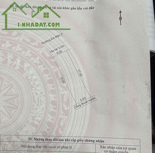 Bán đất đường (5.5m) Đa Mặn 2, Ngũ Hành Sơn - Khu Nam Việt Á - DT 85m2, Giá 4,5 tỷ TL