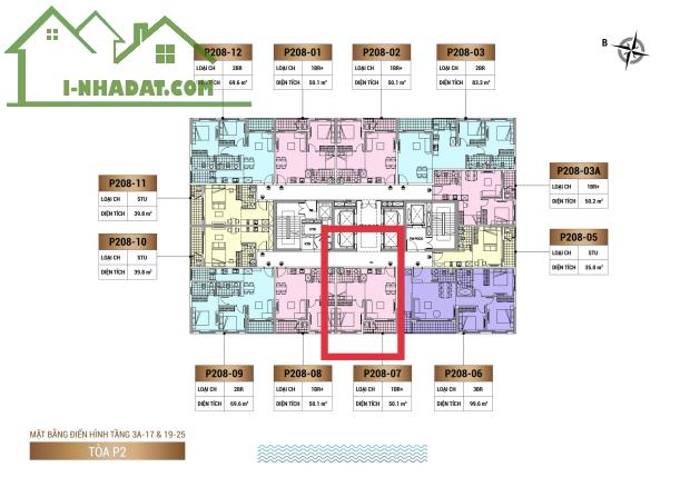 Căn 1PN+ toà P2 tầng cao view trực diện sông| Giá 4 tỷ 350| Bàn giao tháng 6.2025 - 2