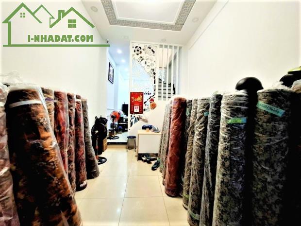 HƠN 6 TỶ NHÀ TÂN BÌNH GIÁP QUẬN 10 - HẺM 1 SẸC 5M Ô TÔ TRÁNH - KINH DOANH - 4 TẦNG 4PN MỚI - 1