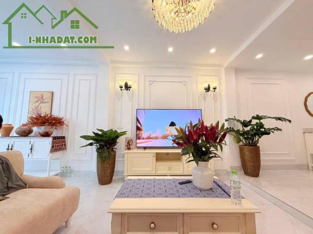 Bán Nhà Mới Thượng Thanh LB 35m2 6 Tầng Thang Máy, Lô Góc Ngõ Thông, Cạnh Ô Tô Chỉ 7.x Tỷ
