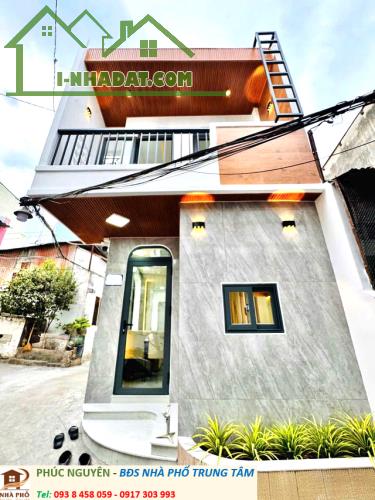 BÁN NHÀ BÌNH THẠNH  2 TẦNG MỚI XÂY – NHÀ 2 MẶT HẺM BÙI ĐÌNH TUÝ- DT 29M2-GIÁ 4.9  TẶNG NT