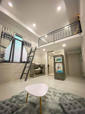 CHO THUÊ CHDV (PHÒNG )+GÁC LỬNG FULL NỘI THẤT GẦN ĐH NGUYỄN TẤT THÀNH, P.AN PHÚ ĐÔNG - 1