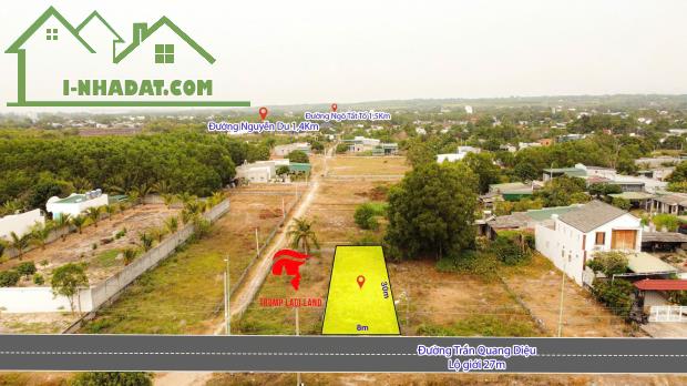 🔥GẦN BIỂN – GIÁ RẺ NHẤT TUYẾN TRẦN QUANG DIỆU – 8x30 2,6 TỶ, TÂN PHƯỚC - 1