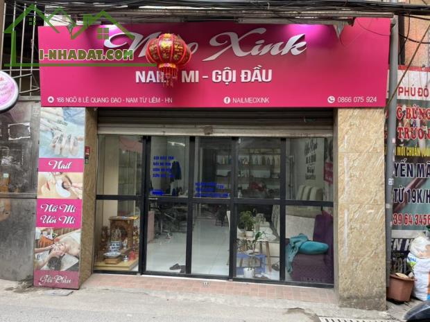 Sang nhượng quán nail – mi – gội mặt đường ngõ 8, Phú Đô, Lê Quang Đạo