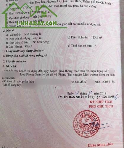 48m2 HXH Phan Huy Ích, 3 Tầng BTCT, chỉ hơn 3 tỷ - 2