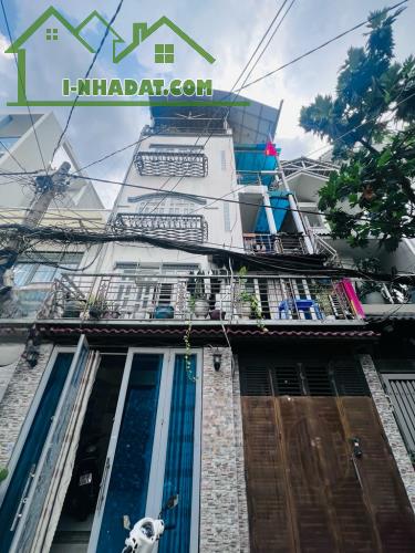 Nhà 4 tầng, hẻm 6m👉 dòng tiền 55tr/thag. 100M2 ngang hơn 6. 👉 12,5 tỷ. P14, Gò Vấp. - 1