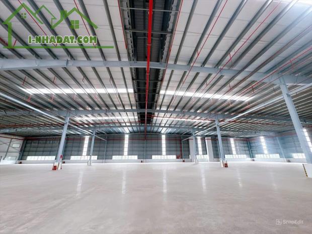 Cho thuê nhà xưởng mới 100% Đạt Chuẩn A Quốc Tế, KCN Nhơn Trạch, 1.3ha, giá thuê 5.5$/m2.