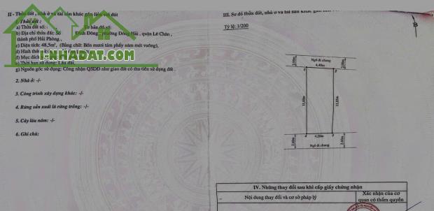 NHÀ ĐẸP- GIÁ CỰC ƯU ĐÃI CẦN BÁN NHANH NHÀ RIÊNG ĐỘC LẬP – 4 TẦNG tại quận Lê Chân, Tp Hải - 1