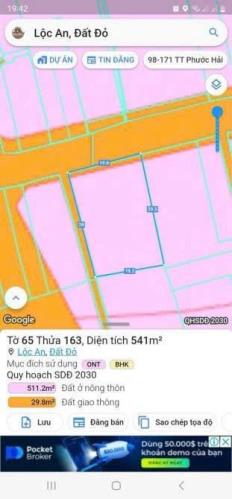 CẦN BÁN GẤP LÔ GÓC ĐẤT BIỂN LỘC AN - CẠNH HỒ TRÀM - ĐẤT ĐỎ - BRVT - 2