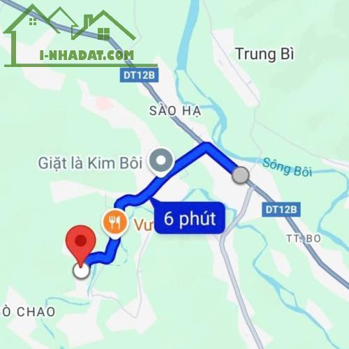 Bán 1000m2 đất Kim Bôi,  Hòa Bình làm nghỉdưỡng,  giá 2 tỷ - 2