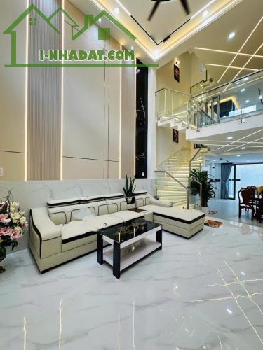 Nhà Mới 5 tầng full NT cao cấp ( 4 x 16 ) Phan Huy Ích, Gò Vấp. 👉 7,7 tỷ.