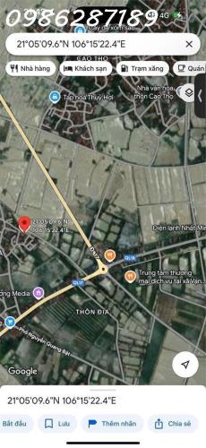 CẦN BÁN 6 LÔ ĐẤT TẠI BÙNG BÌNH DƯƠNG - GIA BÌNH - BẮC NINH GIÁ ĐẦU TƯ FO
