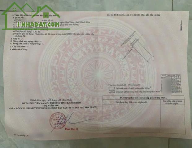 Nhà Mặt Tiền Kiến Thiết - phường Phước Hòa thành phố Nha Trang .
Diện tích 47m - Giá bán