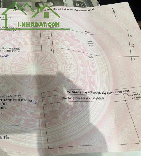 Đất mê linh tài chính nhỏ full thổ cư- ngõ thông rộng- 0989726892 - 1