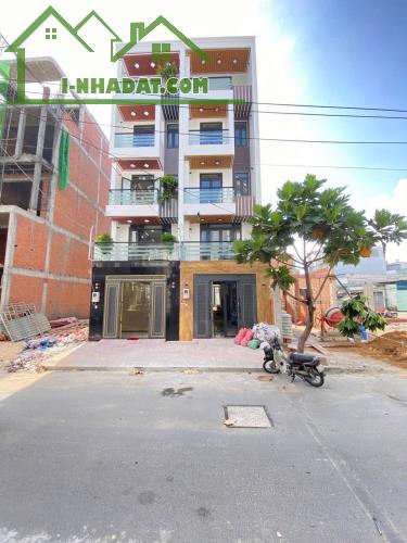 Lê Đình Cần, Bán nhà Hẻm xe hơi 12m , 80m2 ( 4 x 20) 5 TẦNG THANG MÁY 4 PN full nội thất