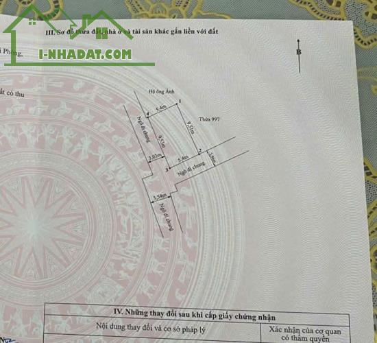 Bán đất 2 mặt ngõ ô tô qua lại tại Hạ Đoạn 2, Đông Hải, Hải An .