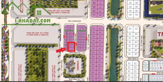 Liền kề áp góc 96m2 Bình Minh 29 Vinhomes Wonder City – Giá sốc lãi suất 0% trong 24 tháng
