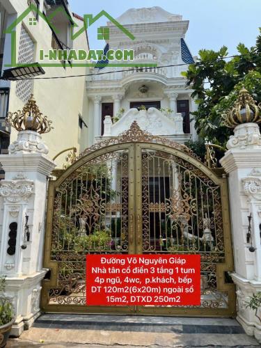 BÁN BIỆT THỰ 3,5 TẦNG PHONG CÁCH LÂU ĐÀI PHÁP TÂN CỔ ĐIỂN, KIỆT ÔTÔ VÕ NGUYÊN GIÁP, TP HUẾ - 4
