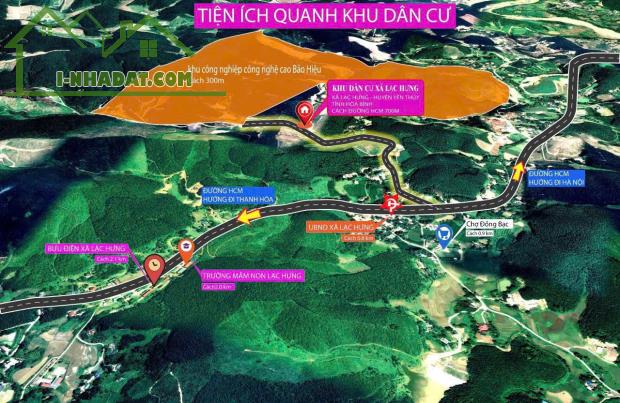 Chỉ còn 2 lô duy nhất liền kề khu dân cư lạc hưng, yên thủy, hòa bình giá chỉ 180 triệu/lô - 5
