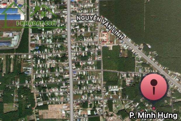 BÁN 2 SÀO ĐẤT THỔ CƯ (29x61=2330M2) SAU KCN MINH HƯNG CHƠN THÀNH 890tr - 1