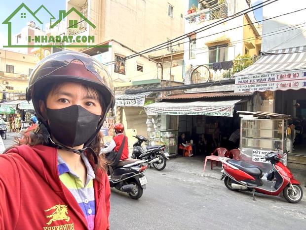 NHÀ BÁN MẶT TIỀN ĐƯỜNG XÓM CHIẾU- KHU DÂN CƯ SẦM UẤT- THÍCH HƠP VỪA Ở VỪA KINH DOANH ĐA