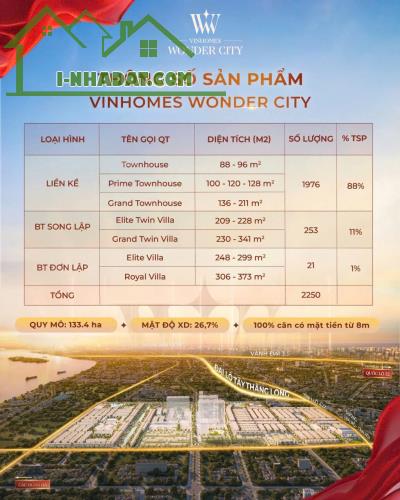 Mở Bán Quỹ Thưởng Vinhomes Đan Phượng,Cho Vay 70% Không Lãi, Gốc 24 Tháng. Cam Kết Thuê Lạ - 1