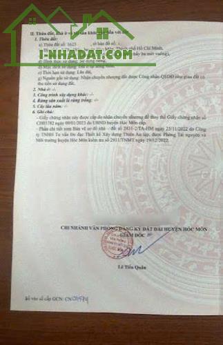 Bán gấp nhà 99m2 có SHR Tân hiệp Hóc môn Giá 720triệu. Bán gấp trong tuần - 4