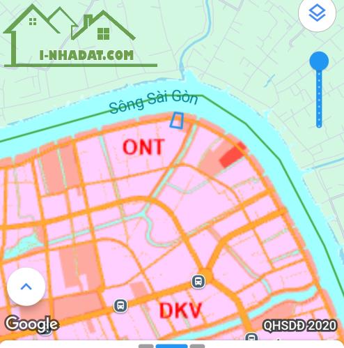 HÓC MÔN, BÁN 494m2 MẶT TIỀN BỜ BAO SÔNG SÀI GÒN, XÃ NHỊ BÌNH - 2